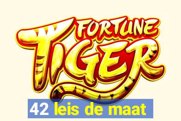 42 leis de maat