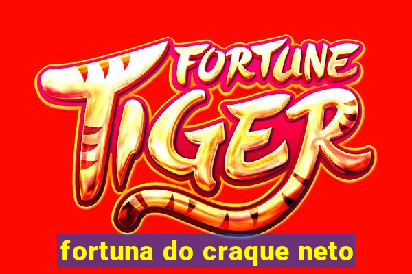 fortuna do craque neto