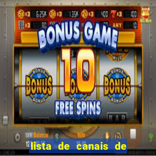 lista de canais de esporte iptv