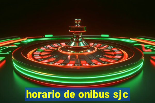 horario de onibus sjc