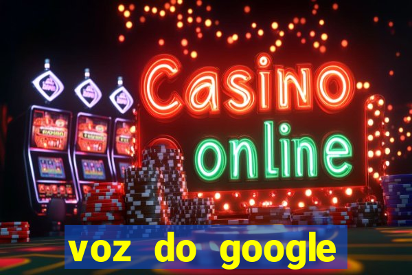 voz do google tradutor homem