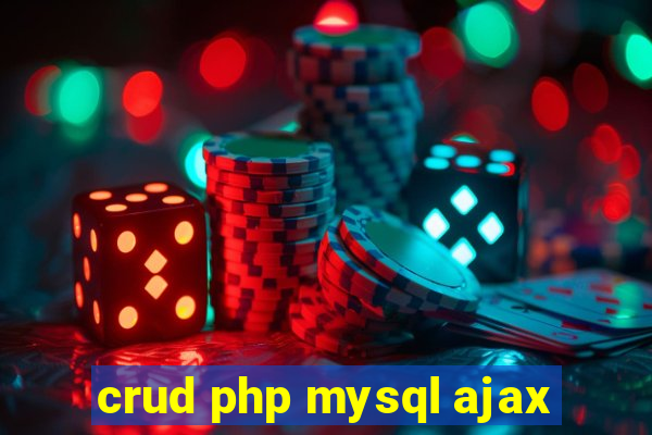 crud php mysql ajax