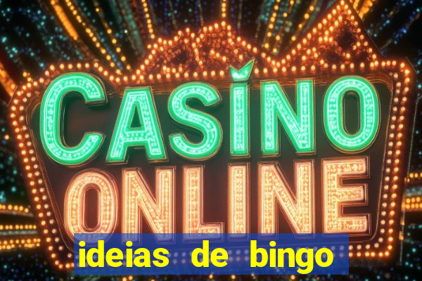 ideias de bingo para o natal