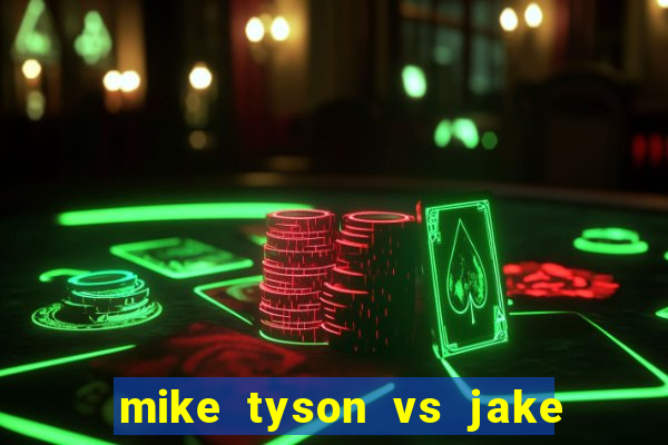mike tyson vs jake paul assistir online