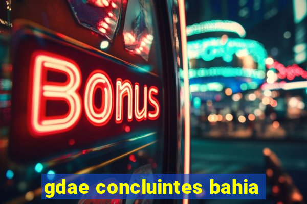 gdae concluintes bahia