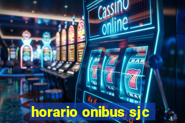 horario onibus sjc