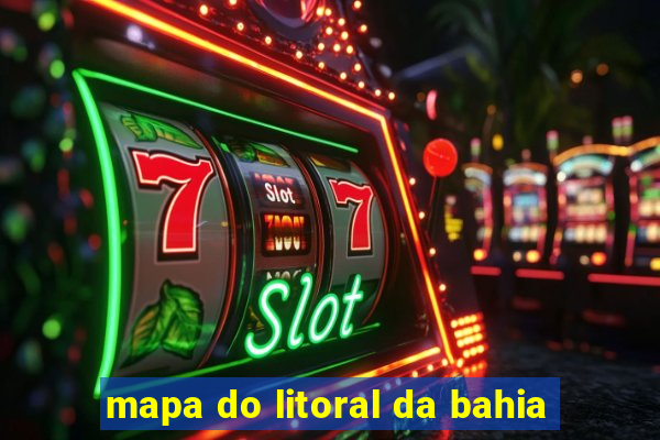 mapa do litoral da bahia