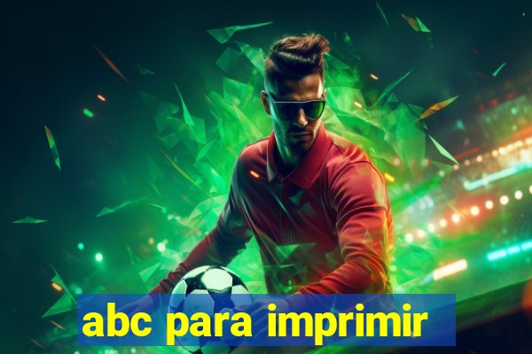 abc para imprimir