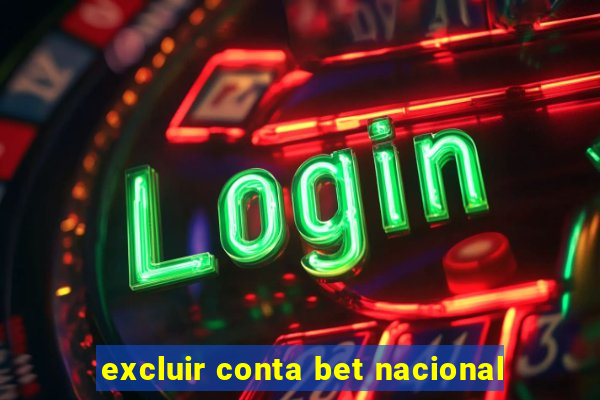 excluir conta bet nacional