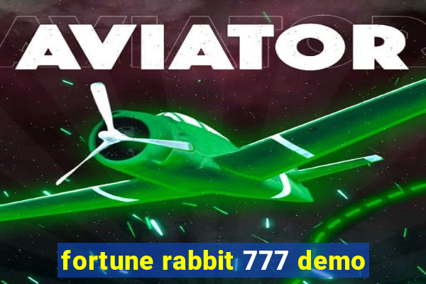 fortune rabbit 777 demo