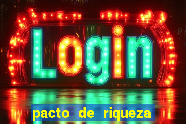 pacto de riqueza com oxum