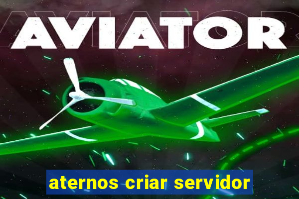 aternos criar servidor
