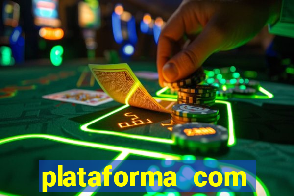 plataforma com chuva de dinheiro