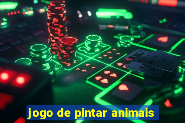 jogo de pintar animais