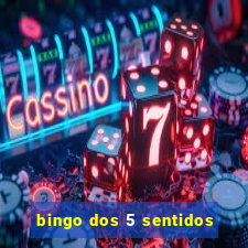 bingo dos 5 sentidos
