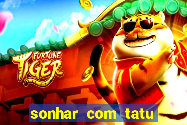 sonhar com tatu jogo do bicho
