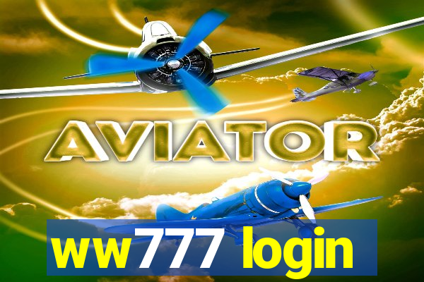 ww777 login