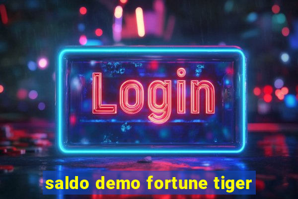 saldo demo fortune tiger