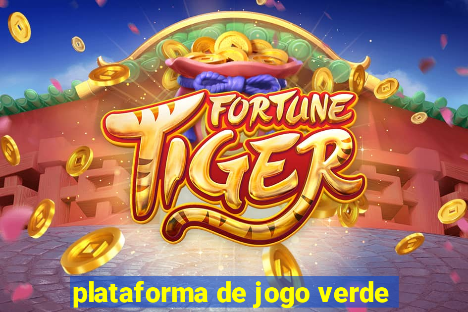 plataforma de jogo verde