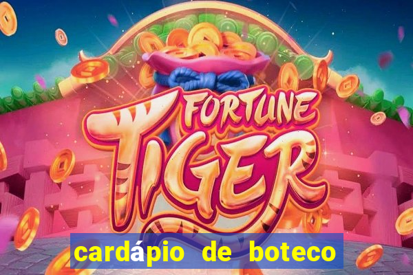 cardápio de boteco pinguim assis brasil