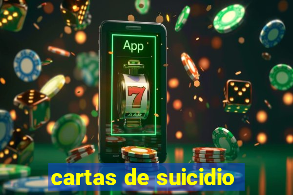 cartas de suicidio