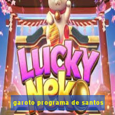 garoto programa de santos