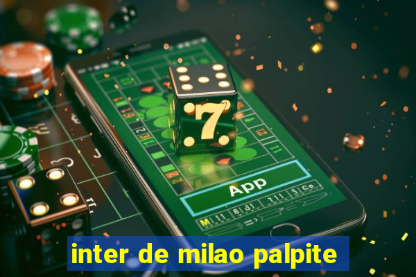 inter de milao palpite