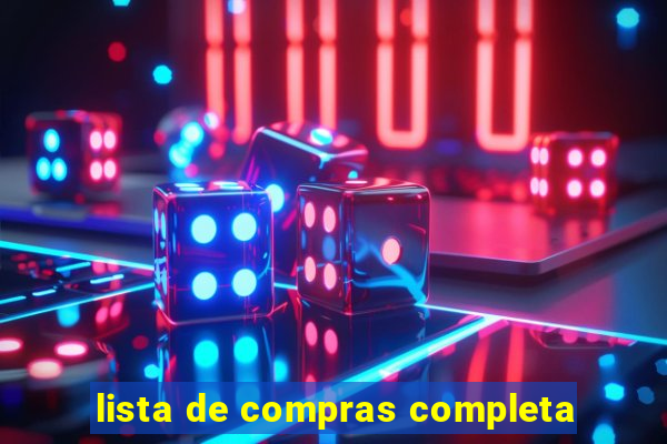 lista de compras completa
