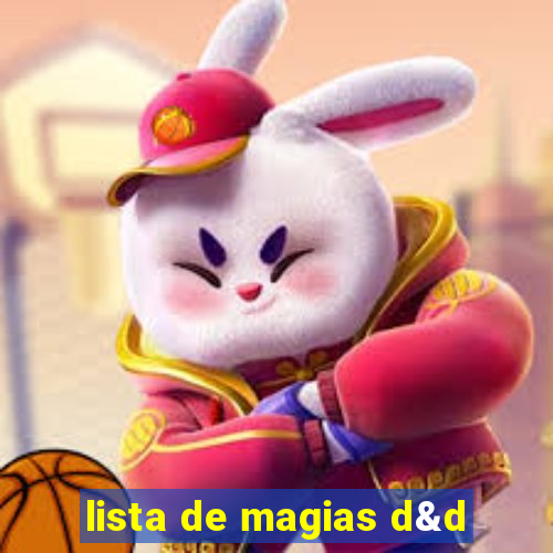 lista de magias d&d