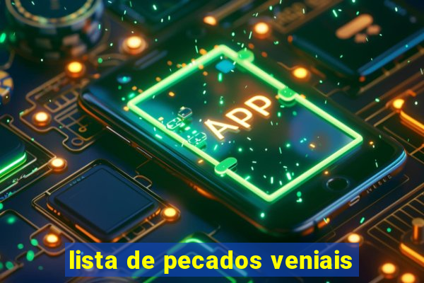 lista de pecados veniais