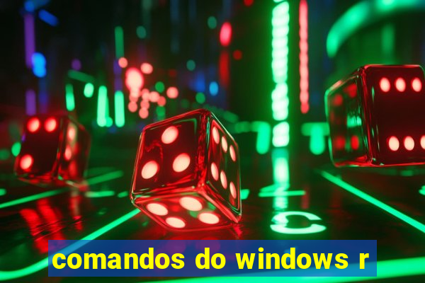 comandos do windows r