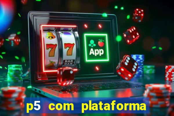 p5 com plataforma de jogos